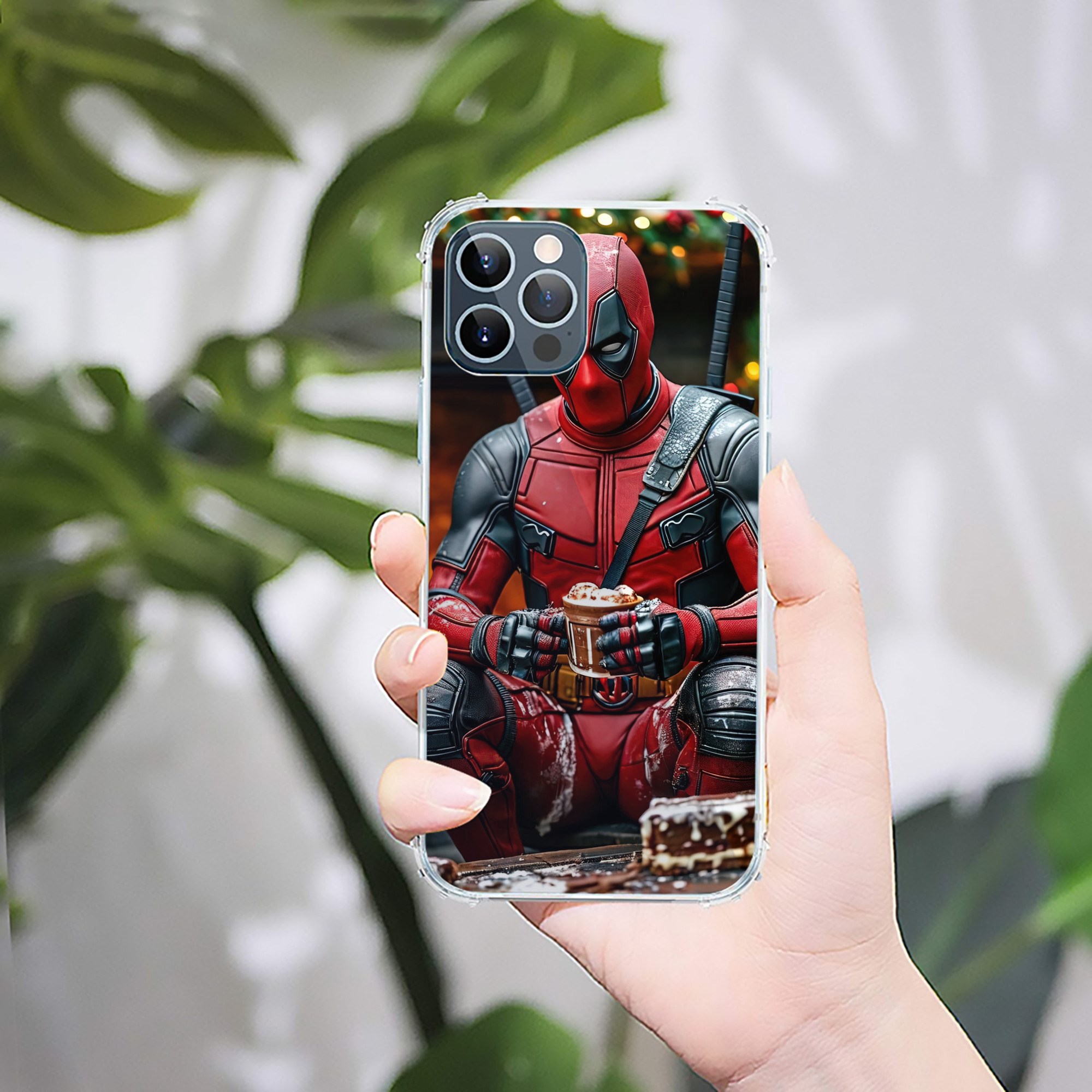 （画像用） Deadpool デッドプール 【iPhone 12シリーズ対応】透明スマホケース（クリアソフトケース）